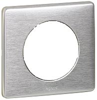 Рамка универсальная Legrand Celiane 1-м. металл алюминий  картинка